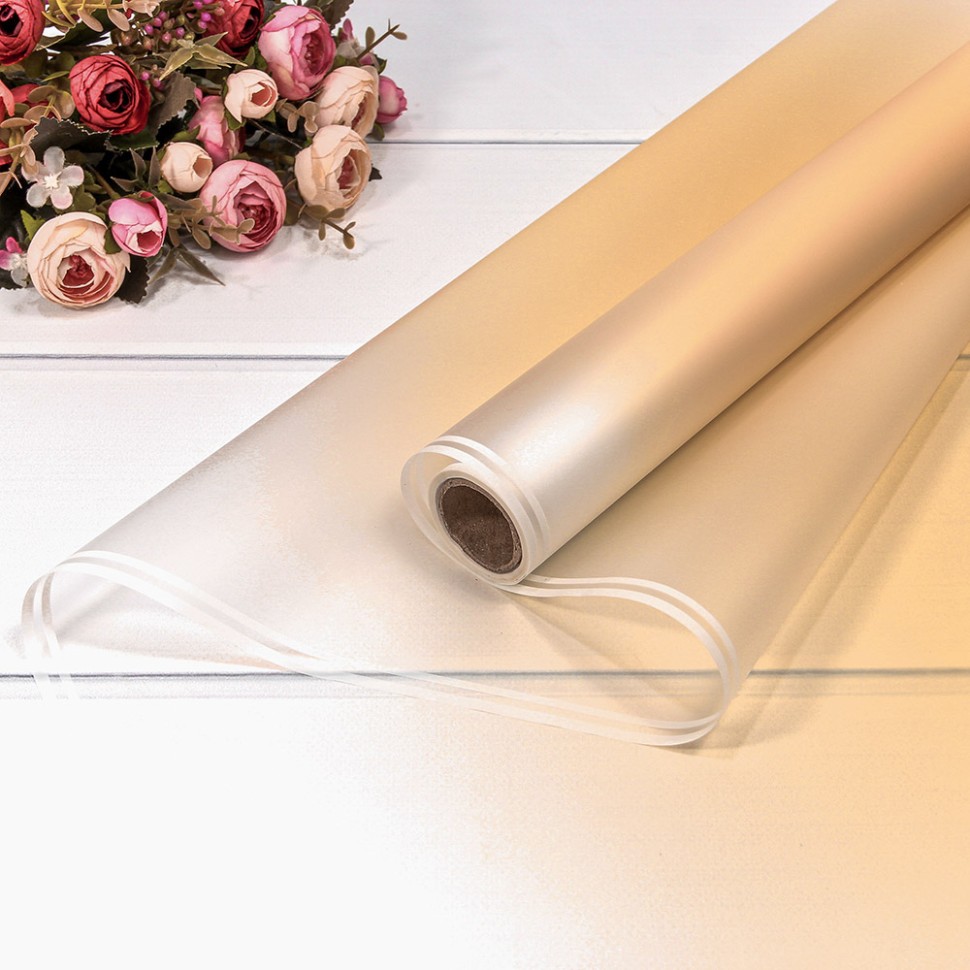 1624/713 Плёнка 0,58*10м матовая с двойной белой полосой 55мкм Бледный оранжево-желтый 1/30 1624/713 Плёнка 0,58*10м матовая с двойной белой полосой 55мкм Бледный оранжево-желтый 1/30