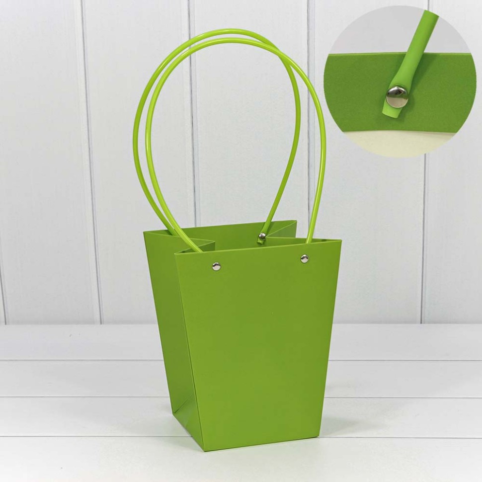 000171E/28 Пакет подарочный "Ваза для цветов" 20*17*12 Салатовый 1/10 1/120 000171E/28 Пакет подарочный "Ваза для цветов" 20*17*12 Салатовый 1/10 1/120