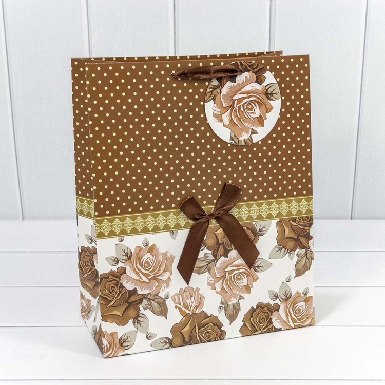 000145C Пакет подарочный 26*32*13 см 230 гр "Люкс" (микс) 1/20 1/240