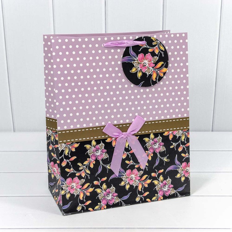 000145C Пакет подарочный 26*32*13 см 230 гр "Люкс" (микс) 1/20 1/240