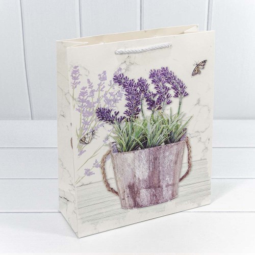 000189C Пакет подарочный "Лаванда" (микс 189) 26*32*10 210г 1/20 1/240