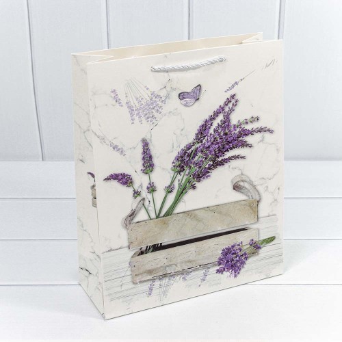 000189C Пакет подарочный "Лаванда" (микс 189) 26*32*10 210г 1/20 1/240