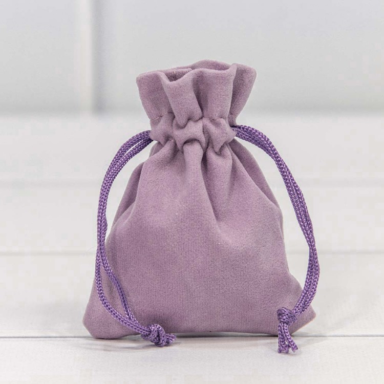 000811J/6 Мешочки бархатные 7*9 Светло-сиреневый 1/50 1/3000