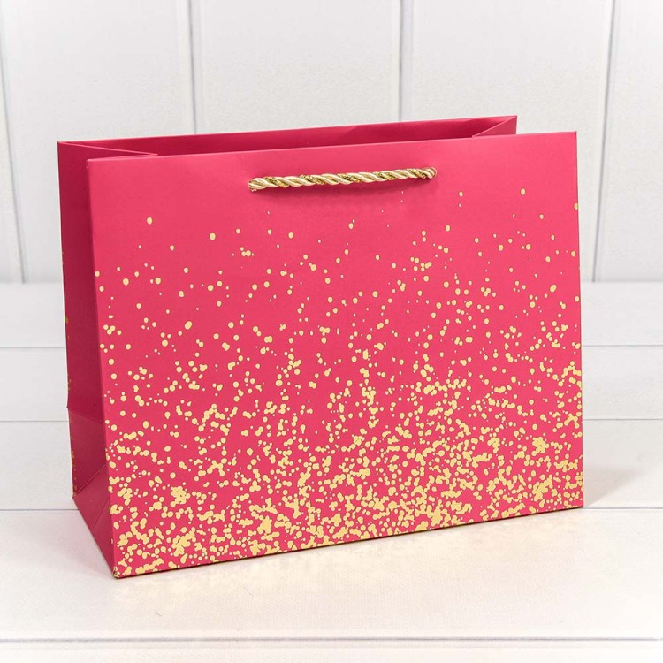 300368EA Пакет подарочный "Золотые вкрапления" (микс) 23*18*10 230г 1/20 1/360