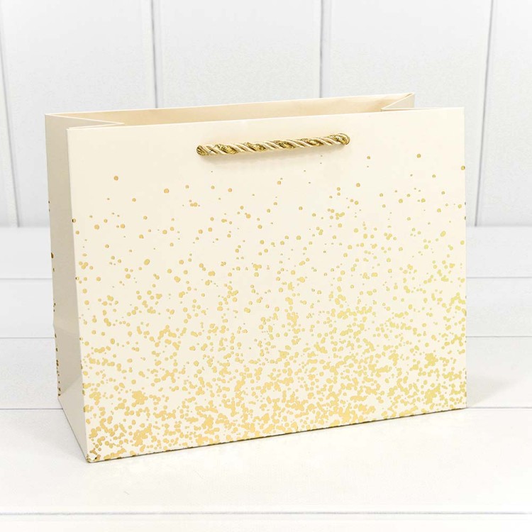 300368EA Пакет подарочный "Золотые вкрапления" (микс) 23*18*10 230г 1/20 1/360