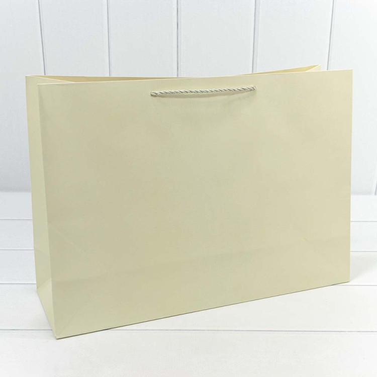 300480AA/5 Пакет подарочный "Фактура" Бежевый 45*32*15 210г 1/20 1/120