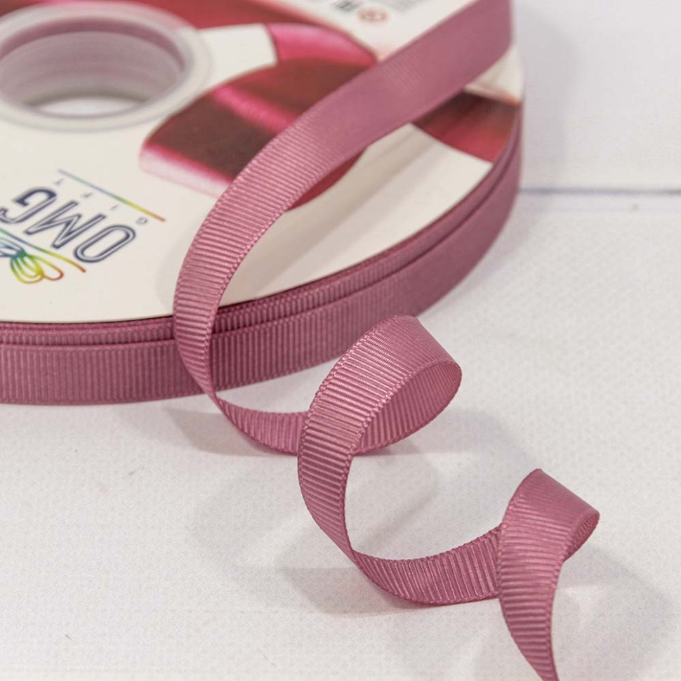 563-12/75 Лента Репсовая 1,2см*100ярд Серовато-пурпурный 1/21 1/84