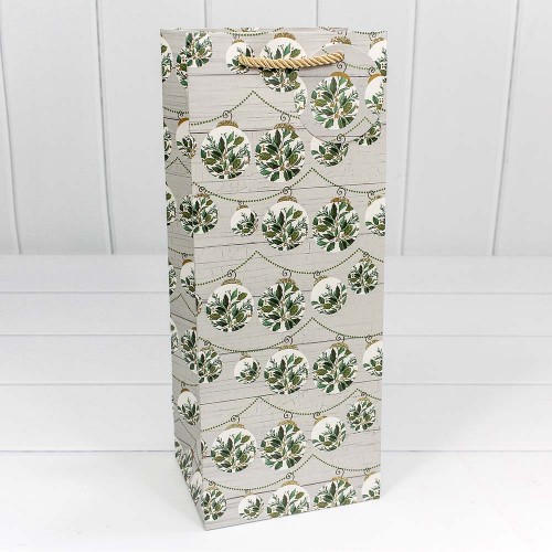 300320M Пакет подарочный с блеском "Новый год" (микс) 14*35*11 1/20 1/240