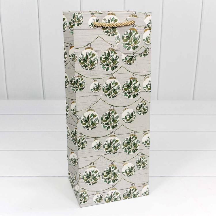 300320M Пакет подарочный с блеском "Новый год" (микс) 14*35*11 1/20 1/240