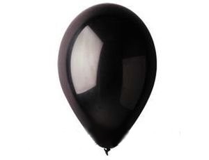 1102-0427 Шарики воздушные из латекса 5"/14 Пастель Black (100 шт.)