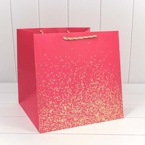 300368LL Пакет подарочный "Золотые вкрапления" (микс) 30*30*30 230г 1/20 1/80