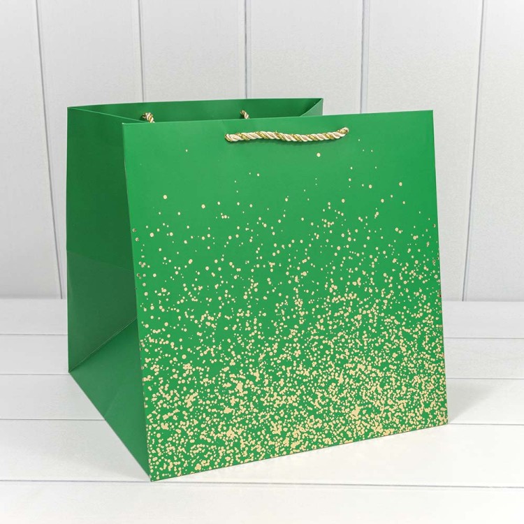 300368LL Пакет подарочный "Золотые вкрапления" (микс) 30*30*30 230г 1/20 1/80