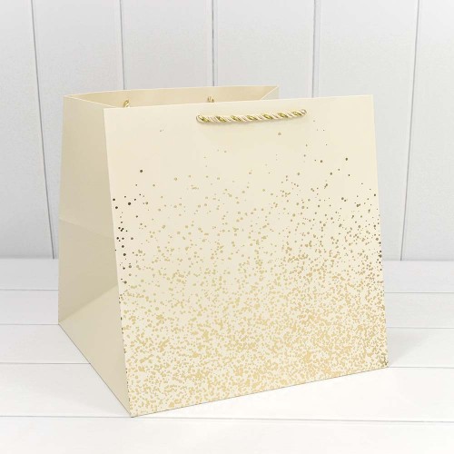 300368LL Пакет подарочный "Золотые вкрапления" (микс) 30*30*30 230г 1/20 1/80