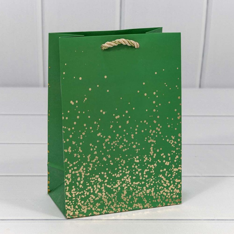 300368G Пакет подарочный "Золотые вкрапления" (микс) 14*20*8 230г 1/20 1/480