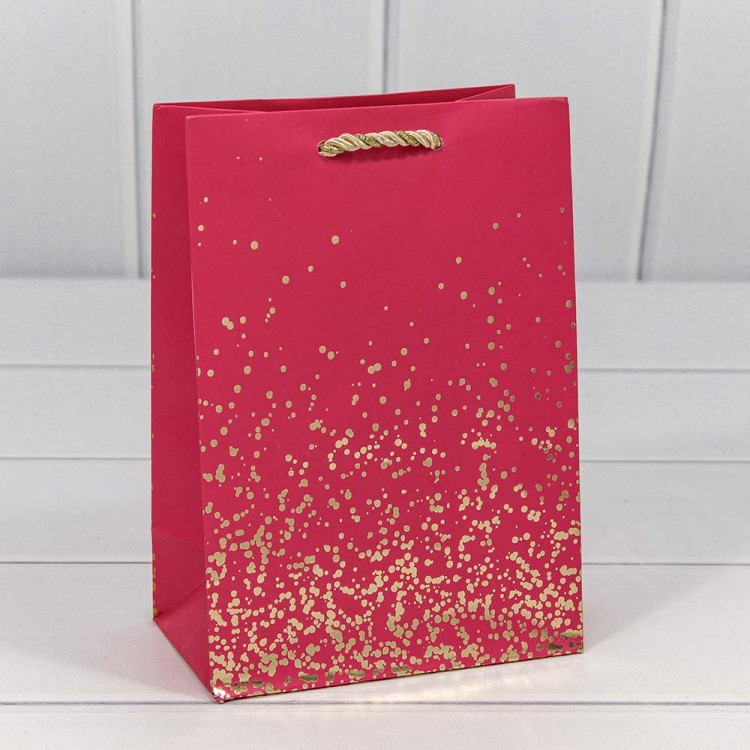 300368G Пакет подарочный "Золотые вкрапления" (микс) 14*20*8 230г 1/20 1/480