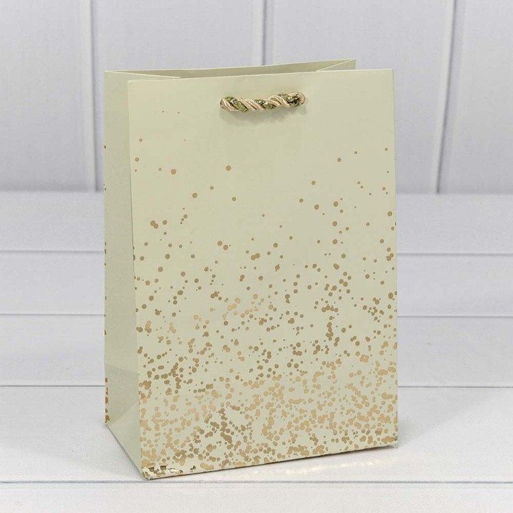 300368G Пакет подарочный "Золотые вкрапления" (микс) 14*20*8 230г 1/20 1/480