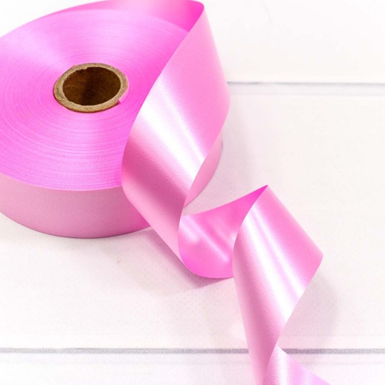 589-30/13 Лента полипропиленовая 3 см*100 ярд розовый 1/5 1/80