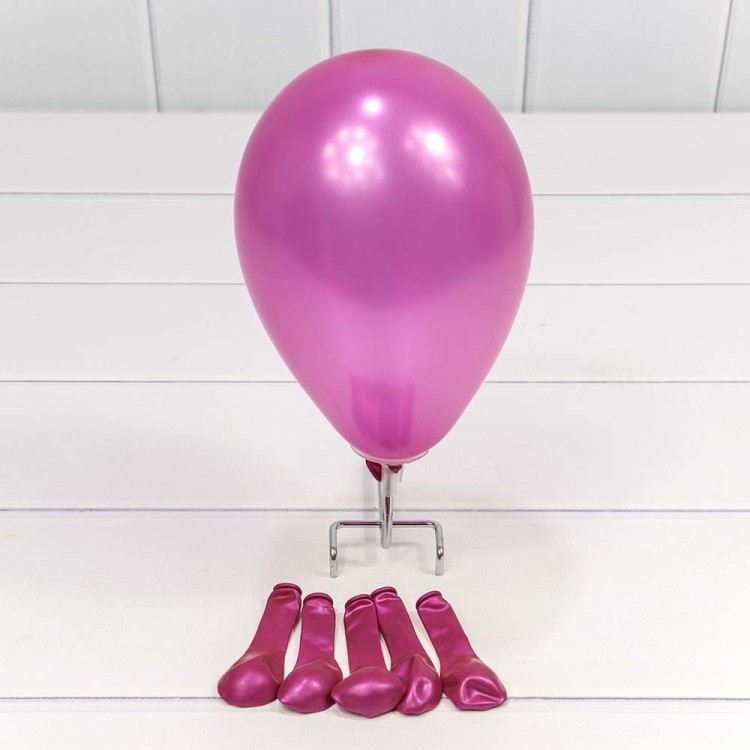 12600/5 Шарики воздушные из латекса "Металлик" 5"/13см (100 шт.) 1г Пурпурный 1/100