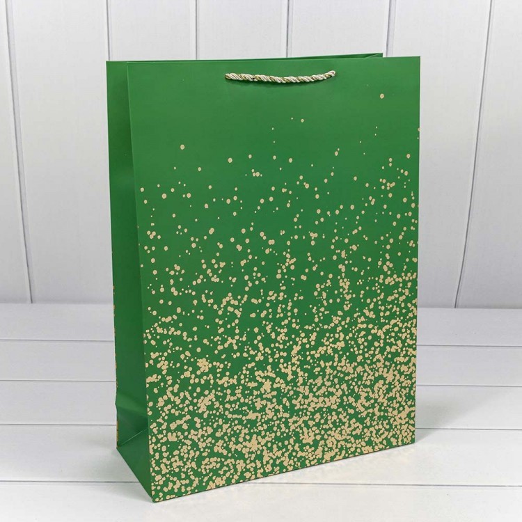 300368A Пакет подарочный "Золотые вкрапления" (микс) 32*45*15 230г 1/20 1/80