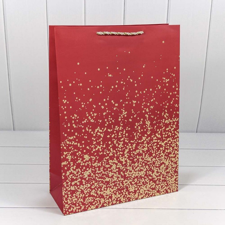 300368A Пакет подарочный "Золотые вкрапления" (микс) 32*45*15 230г 1/20 1/80