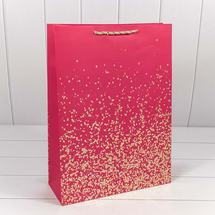 300368A Пакет подарочный "Золотые вкрапления" (микс) 32*45*15 230г 1/20 1/80