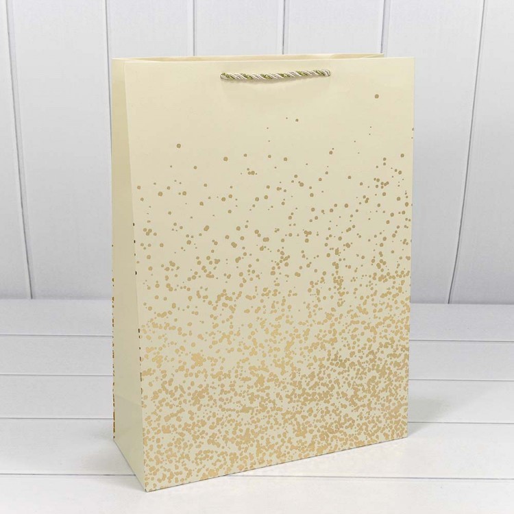 300368A Пакет подарочный "Золотые вкрапления" (микс) 32*45*15 230г 1/20 1/80