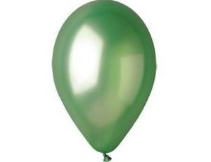 1102-0440 Шарики воздушные из латекса 5"/37 Металлик Green (100 шт.)