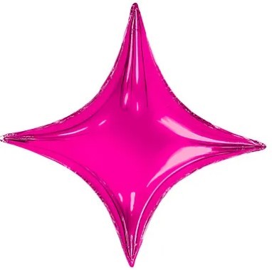 1204-1325 Шарик 94см звезда 4х-конечная Fuchsia