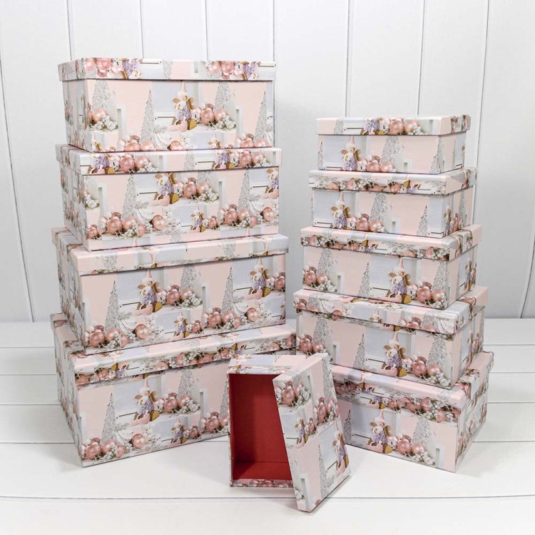 730604/1681 Коробки Прямоугольные Набор 1/10 34*26*15,3 "Ангел" 1/6 1