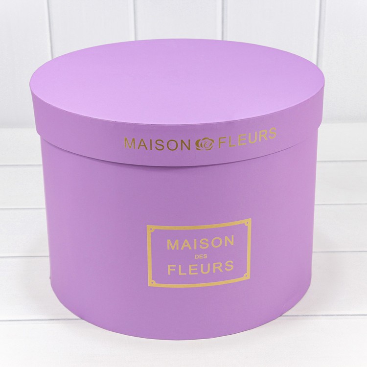 7219006/1537 Коробки Круглые Набор 1/5 30*22,5 "Maison des Fleurs" Сиреневый 1/4