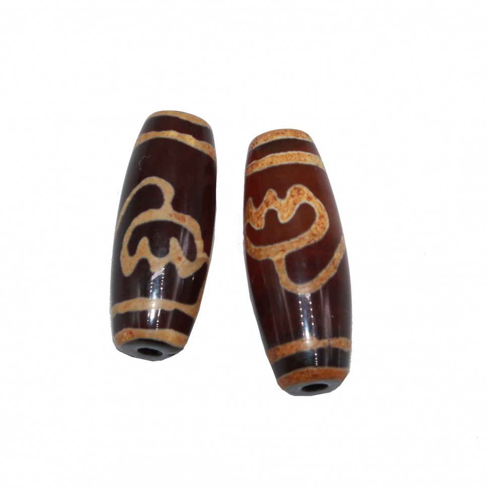 DZ-137 Бусина Дзи "Лотос" 30мм