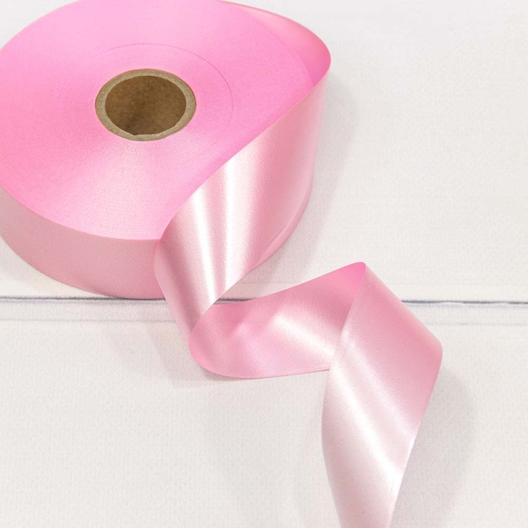589-30/18 Лента Полипропилен 3см*100ярд Розовый-2 1/5 1/80