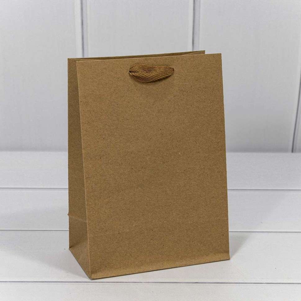 000222G Пакет подарочный Крафт 14*20*8 170г 1/20 1/480