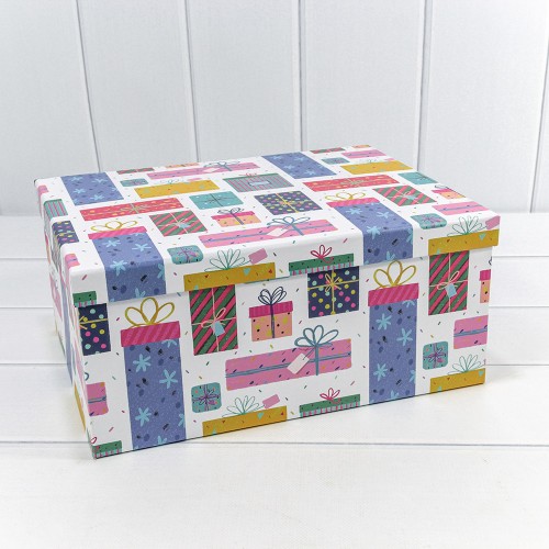 721604/2231 Коробки Прямоугольные Набор 1/10 34*26*15,3 "Подарки" 1/6