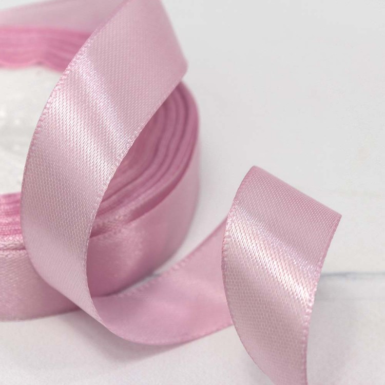 562-20/149 Лента Атласная Сатин 2см*25ярд Светло-пурпурный 1/10 1/400