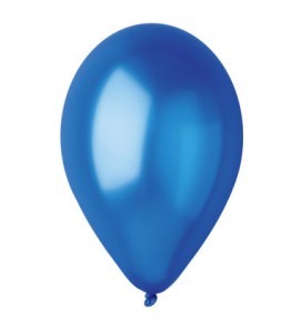 1102-0454 Шарики воздушные из латекса 5"/54 Металлик Blue (100 шт.)