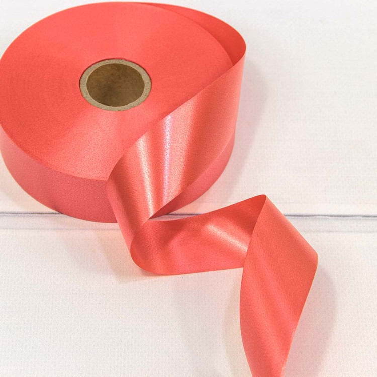 589-30/19 Лента Полипропилен 3см*100ярд Красный-2 1/5 1/80