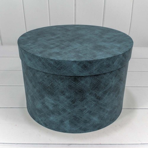 7218001/0044 Коробки Круглые Набор 1/8 32*21 "Текстура" Синий 1/4