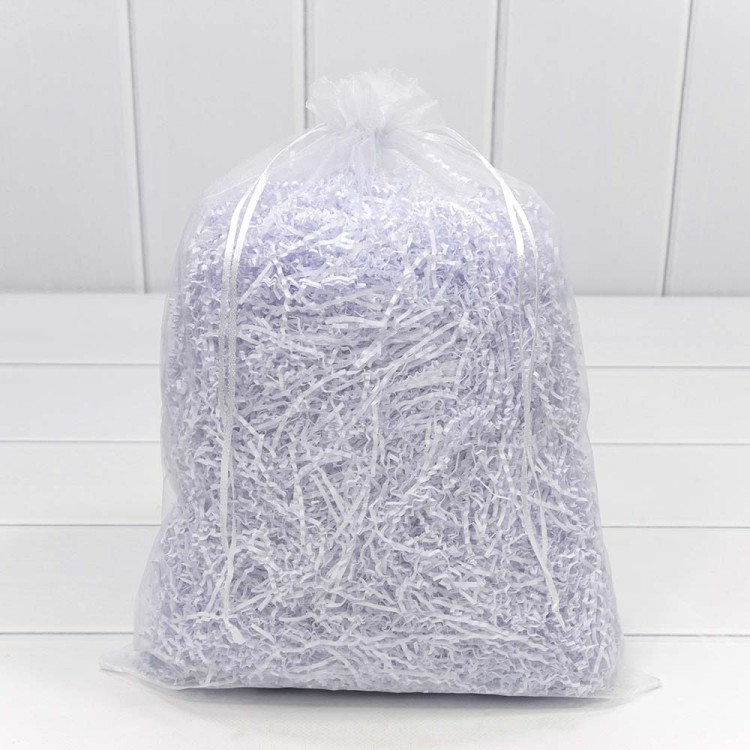 000801-6A Мешочки из органзы 30*40 Белый 1/100 1/2000