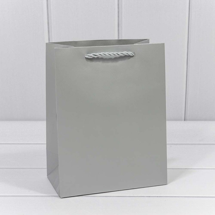 300480E/3 Пакет подарочный "Фактура" Серебряный 18*23*10 210г 1/20 1/360